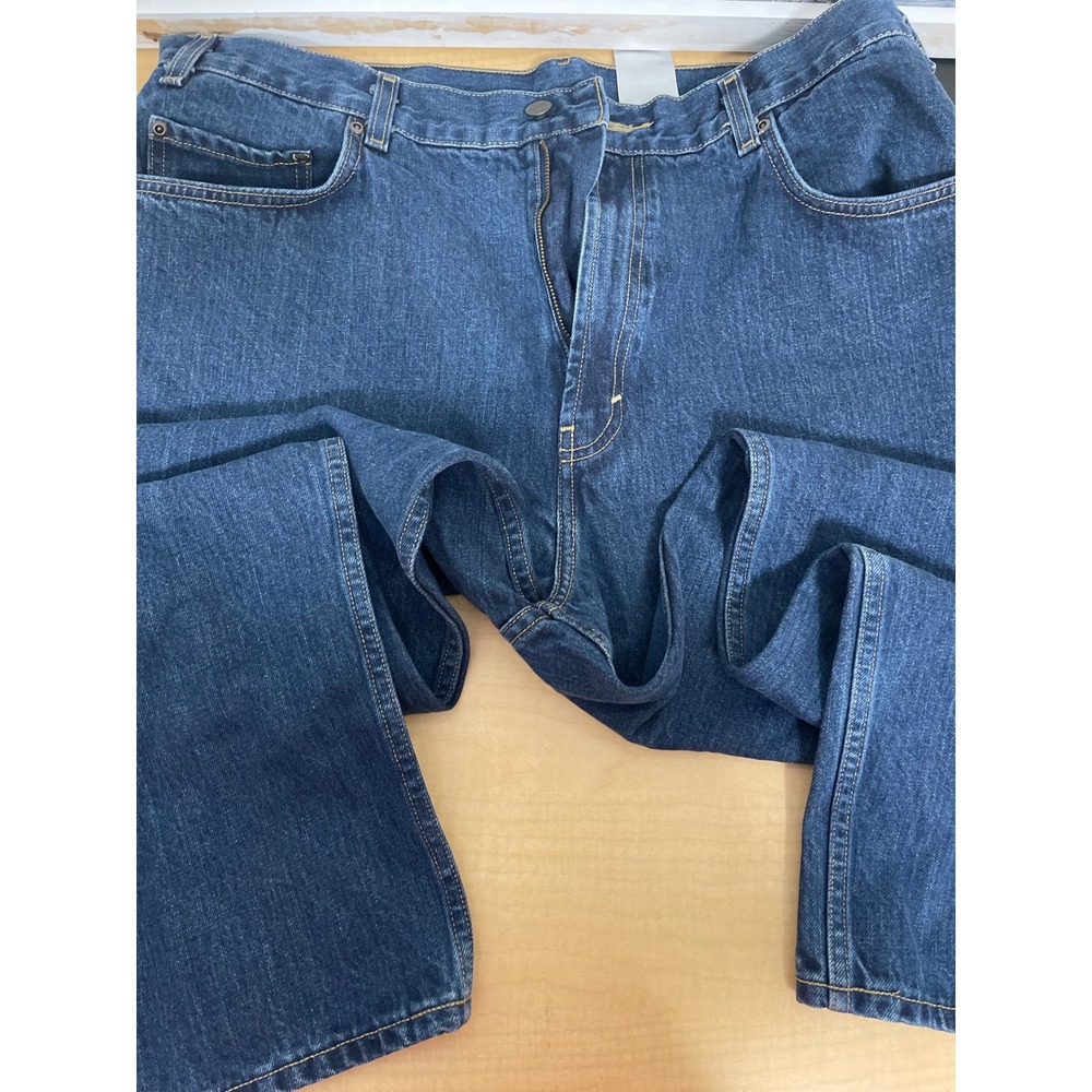 Kirkland Signature Mens Jeans 40x32 Medium Wash Straight Leg Denim 989795